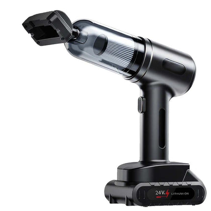 High Power 35000 PA Suction Blower Cordless Handheld Vacuum Cleaner for Home Car Brushless-Black