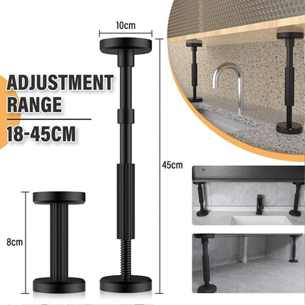 2Pcs Cabinet Lifting Bracket Cabinet Installation Jack Support Hand Work Support Rod`