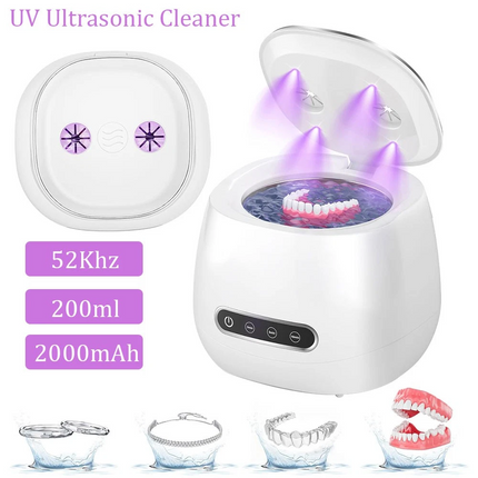 Ultrasonic UV Cleaner for Dentures Aligner Retainer Dental Cleaning Machine