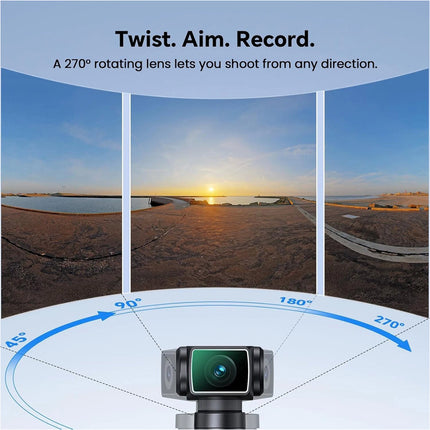 5K/4K 64GB Vlogging Video Recording Body Camera Pocket Action Cam with Mic EIS