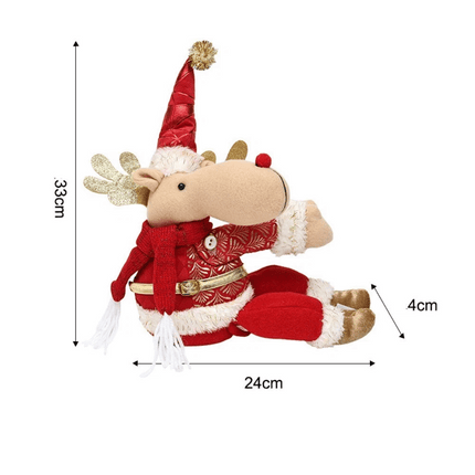 Santa Claus Curtain Clips Elk Christmas Curtain Buckle Living Room