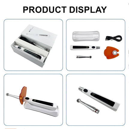 Dental Wireless Cordless LED Cure Curing Light Lamp 2400mw 5W Tool Resin 1 Sec