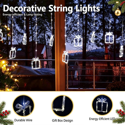 5M Christmas Lights Icicle String Light Christmas Motif Lights LED Outdoor