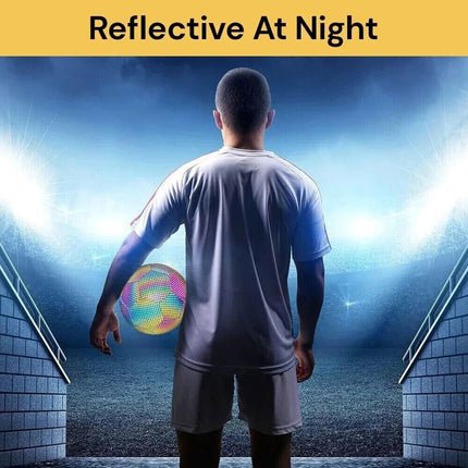 Size 4/5 Light Up Soccer Ball Glow in The Dark Night Training Game Ball
