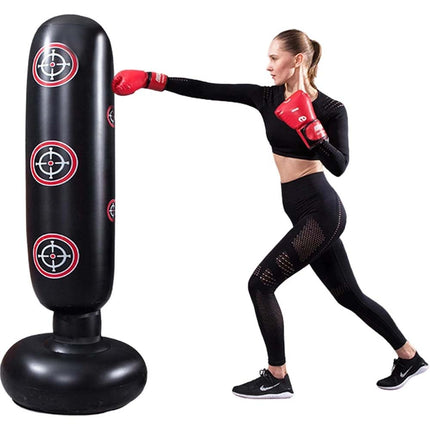 Boxing Punching Bag Sandbag Free Standing Dummy Target Fitness Kick MMA