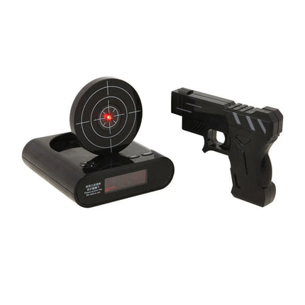 Laser Target  Shoot to Stop Game Alarm Clock LCD Screen Target Toys Gifts AU