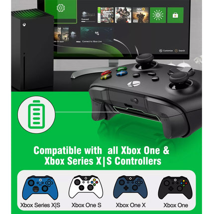 For Xbox One Series S X Controller Rechargeable Battery Pack + Charging Dock