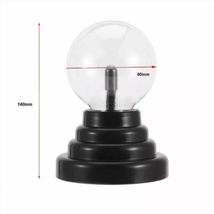 Magic Plasma Ball Touch USB Lamp Electric Globe Night Light Glass Lighting 14cm