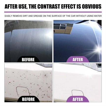 2Pcs 3Car Wax Polish Spray  in 1 High Protection quick Car Coat Ceramic Coating Spray Hydrophobic +Sponge+Towel - Image 2