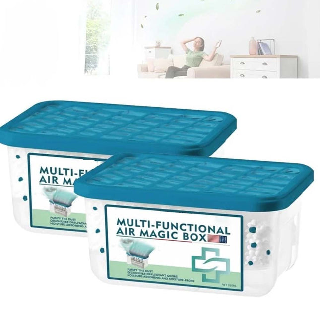 2Pcs Air Magic Box-Indoor Air Purification Dust Removal Magic Box, Multi-functional - Image 1