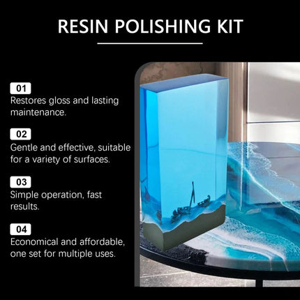 2Set Epoxy Resin Polishing Kit - Epoxy Resin Polishing Compound Specially Formulated - Image 2