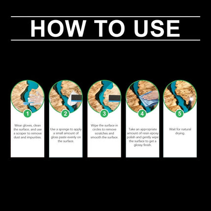 2Set Epoxy Resin Polishing Kit - Epoxy Resin Polishing Compound Specially Formulated - Image 7