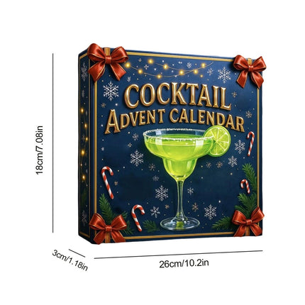 2025 Cocktail Advent Calendar, 24 Days Christmas Countdown Calendar