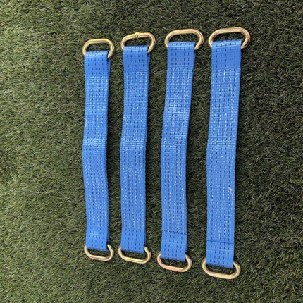 4PC Wheel Bridging / Link / Strap Trailer Tie Down Car Recovery 16&#034; /40CM