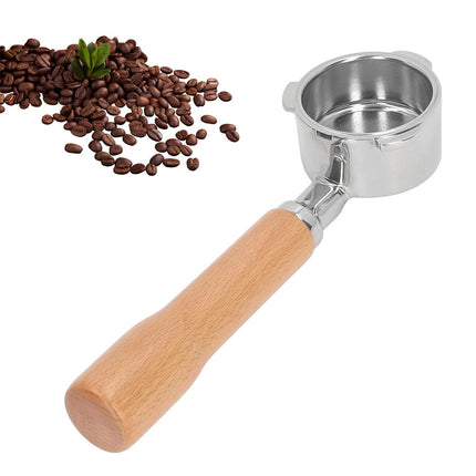 51mm Coffee Portafilter Bottomless Detachable Basket Delonghi Espresso Machine
