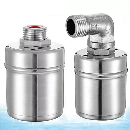 304 Stainless Steel Float Valve Automatic Water Level Controller Home Kitchen 4 point side water inlet