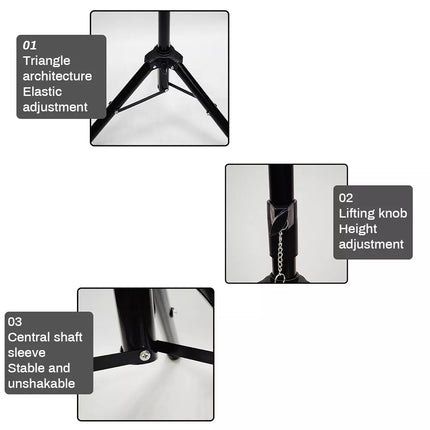 0.9-1.8M Stand Speaker Stands Heavy Duty Tripod Adjustable Portable Carry Home Studio stand