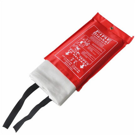 2PK Fire Blanket 1mx1m For Home Kitchen Office Caravan Emergency Australian Standard