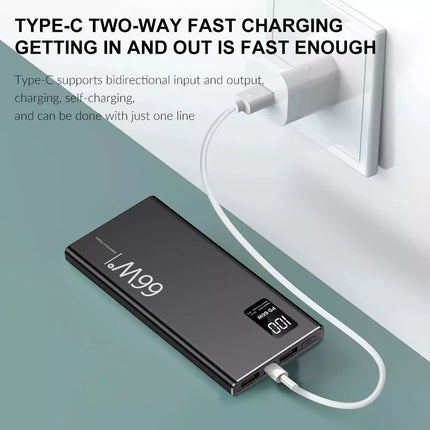 66W Power Bank 20000mAh USB PD Fast Charging Powerbank External Battery Pack
