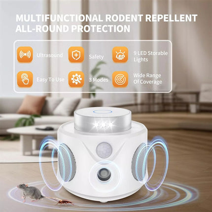 USB Possum Repeller w/ Ultrasonic Chemical Free Insect Pest Rat Mouse Repellent