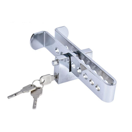 Car Anti Theft Brake Clutch Pedal Lock Adjustable Security Device with  8 Holes