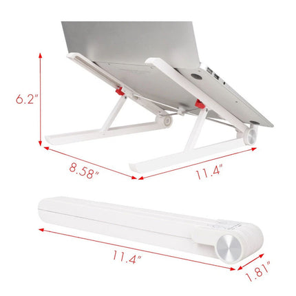 Folding Laptop Notebook Table Desk Stand Mount Holder For 11-15.6" PC Macbook