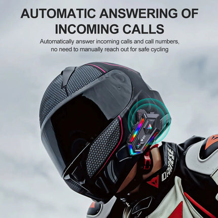Motorcycle Helmet Headset Wireless Bluetooth5.3 Headphone Speaker Hands-Free