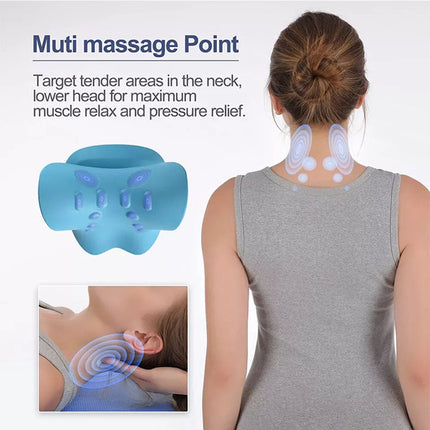 Neck Stretcher Relaxer Pillow for Shoulder Pain Relief Cervical Traction Device