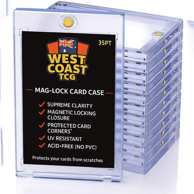 25 Card Holders 35pt One Touch UV Protect Toploader Card Sleeves Ultra