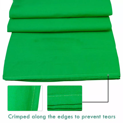 3X3.6M Collapsible Green Screen Photo Backdrop Muslin Background Studio Curtain