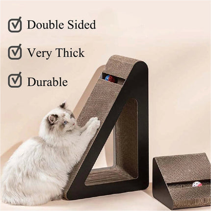 Cat Scratcher Scratching Board Corrugated Cardboard Scratch Bed Toy Pad Mat Medium