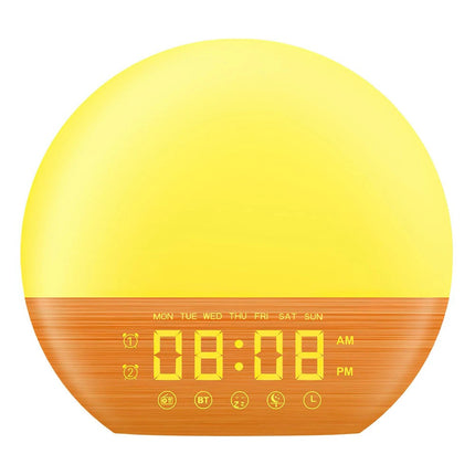 Sunrise Alarm Clock FM Radio White Noise Sleep Aid Night Lamp Bluetooth Speaker