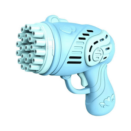 Outdoor Electric Bubble Machine 23 Holes Automatic Gatling Bubble Toy