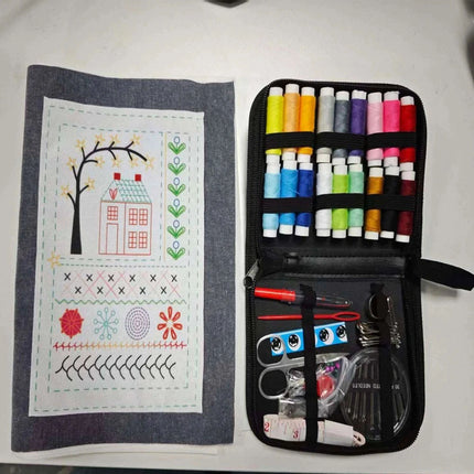 Embroidery Stitch Book Kit 86 Stitches DIY Portable Sewing Guide for Beginners