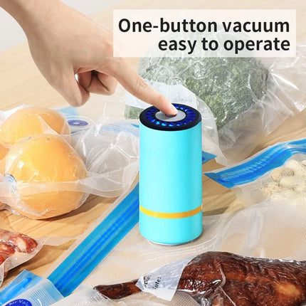 Food Sealer Vacuum Sealer, USB Rechargeable Vacuum Sealer Set with 10 Reusable