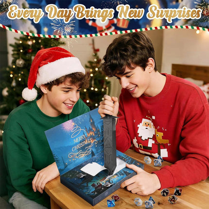Mystery Dice Set Vacation Advent Calendar 2025 24 Days Surprise Gifts