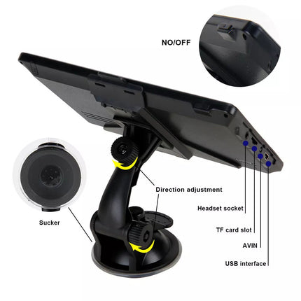 7'' Inch Portable Truck Car GPS Navigation Lifetime Free AU Map Updates Sat Nav