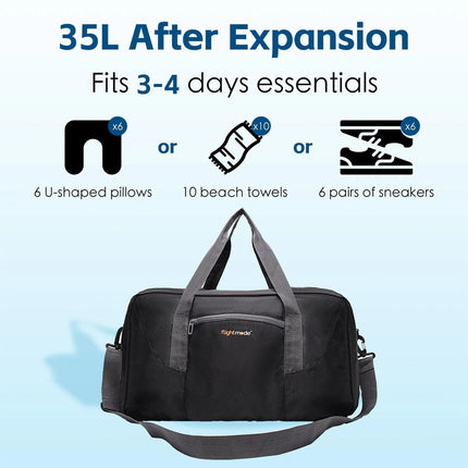 Travel Foldable Duffle Bag Gym Sports Lightweight Luggage Duffel Foldaway Bags