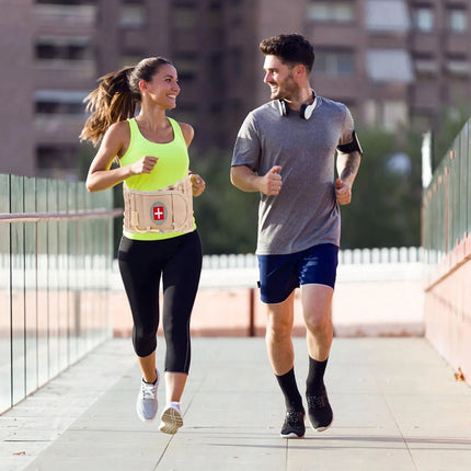 Decompression Lumbar Support Belt Waist Air Traction Brace Spinal Back Relief