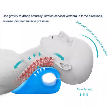 Neck Stretcher Relaxer Pillow for Shoulder Pain Relief Cervical Traction Device