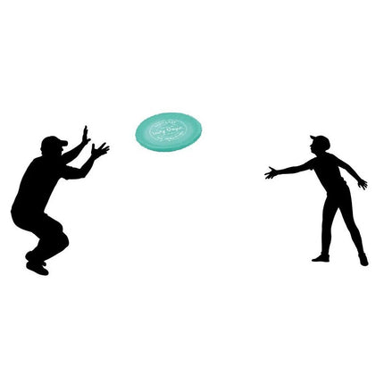 Inflatable Frisbee Game Flying Disc Flying Beach Pool Outdoor Game LazyDayz Pink+Teal