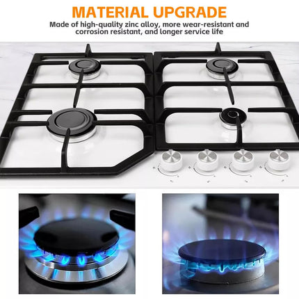 Cooker Hat Set Stove Lid Upgraded Fits Most Gas Stove Burners Head Kitchen Home