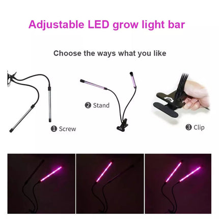 4 Head LED Grow Light with Stand for Indoor Plants Full Spectrum Plant Grow Lamp