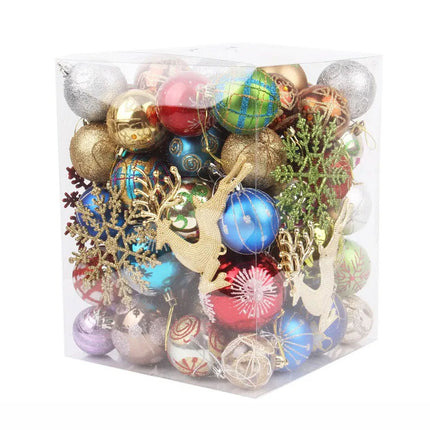 Christmas Tree Baubles Balls Decor Ornament Xmas Party Decorations Gift Pack Mix Value Pack