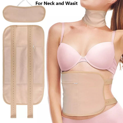 Castor Oil Pack Kit Compress Reusable Wrap Belt Inflammation Toxin Remover Sets