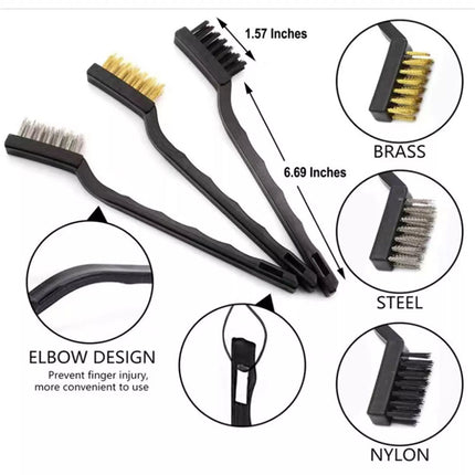 11X Car Wheel Tire Brushes Set Vehicle Detailing Cleaning Tool Wash Brush Kit