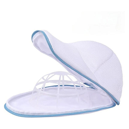 1Set Hat Washer Cage Baseball Cap Washing Cage Hat Washer for Washing Machine Hat Holder + Hat Pocket