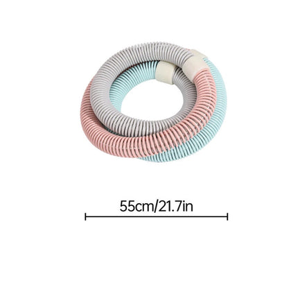 1500g-Macaron Adjustable Soft Fitness Hula Hoop forAdults Exercise Slimming Waist Workout Ring