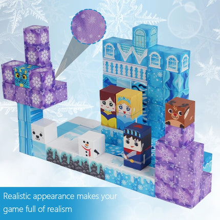 100PCS Snow Kingdom Theme Toy Educational Toy Build Blocks Set