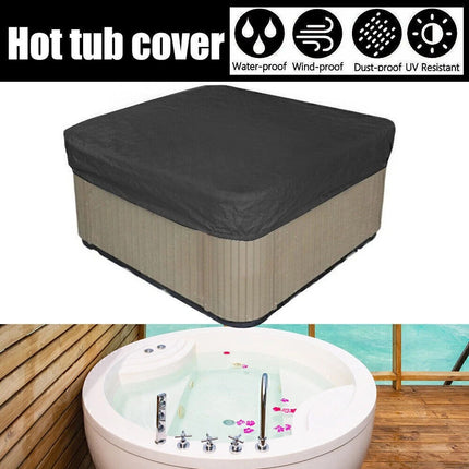 Hot Tub Spa Cover Dust Cap Square Anti-UV Durable Protective Guard Waterproof AU